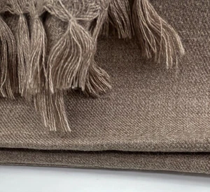 Handloom Story Plain Woollen Men's mardan Lohi/Shawl (Beige, 48x102 Inch) - Picture 1 of 4