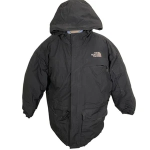 North Face Jacket Mens 5XL Black Goose Down Insulated Hood Winter Parka Jacket - Picture 1 of 13