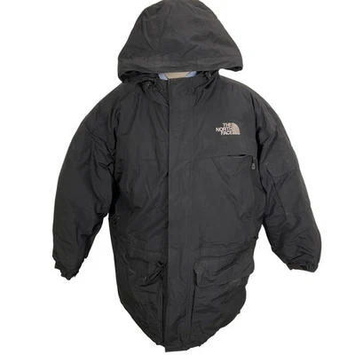 North Face Jacket Mens 5XL Black Goose Down Insulated Hood Winter Parka Jacket - Image 1 of 4