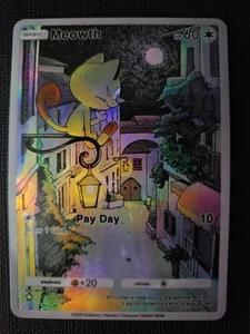 Meowth Pokemon TCG Pocket Custom Textured DIY Holo Foil Card - Picture 1 of 3