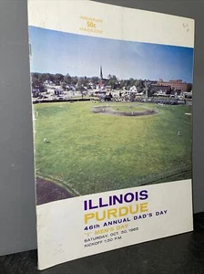 1965 Illinois Purdue Fußballprogramm Vintage Fighting Illini - Bild 1 von 5