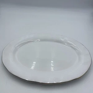 Plato CERAMICHE TADINATE Platino Borde Cerámica Italia - Imagen 1 de 4