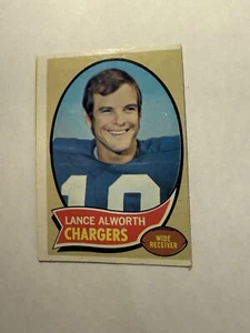 1970 Topps Football Lance Alworth #240 Chargers VG (Light Creases) - Bild 1 von 2