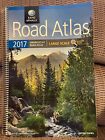 Rand McNally 2017 Road Atlas Large Scale 35% Larger Maps Spiral United States