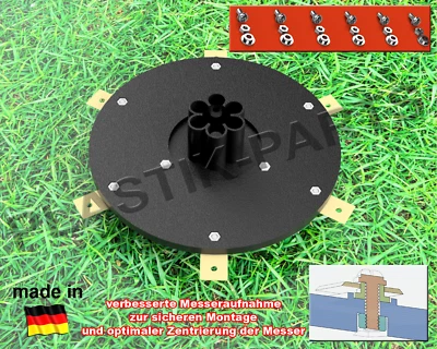 Messerscheibe 6 Klingen Messerteller Husqvarna Automower Aspire R4 Mähroboter - Bild 1 von 4