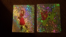 (2) 2000 Digimon foil Stickers.