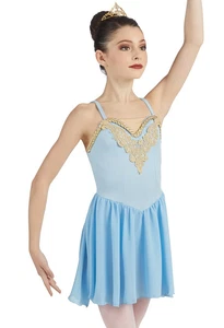 Neu ohne Etikett Weissman Ballettkostüm #10922 blau Recital Kleid, Teenager Übergröße XLC 16/18 - Bild 1 von 4