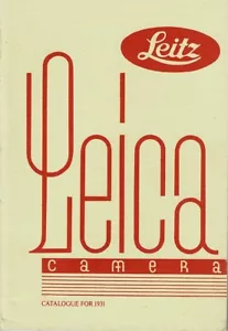 1931 LEITZ Leica Generalkatalog Nachdruck Ernst Leitz Wetzlar und London - Bild 1 von 2