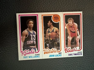 1980-81 Topps #173 Ray Williams / #94 John Lucas / #202 Dave Twardzik - Imagen 1 de 2