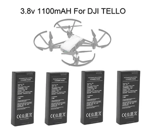 Batería de dron DJI Tello 4 piezas - 3,8 V 1100 mAh para Ryze Tech DJI Tello - Imagen 1 de 9