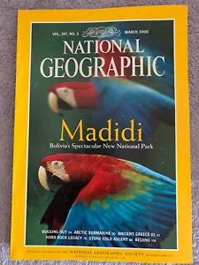 National Geographic March 2000,Bolivia's Madidi,Bugging Out,Arctic Submarine,etc - Picture 1 of 1