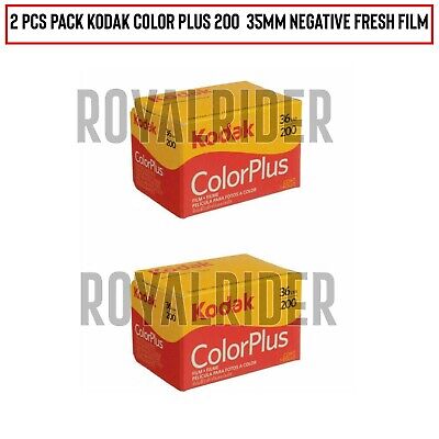 2 Rolls Kodak ColorPlus Color Plus 200 35mm 135-36 Negative Fresh Film • 40.84£
