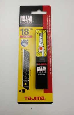 Extrem Scharf Tajima Cuttermesser 10 Abbrechklingen Extra Fein 18mm Klingen NEU