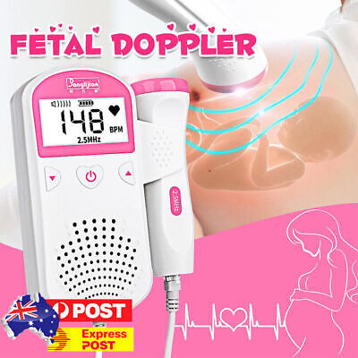 Baby Heart Rate Monitor Home Pregnancy Display Baby Fetal Sound Detector 3.0MHz • 22.95$