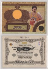 2010-11 Panini Gold Standard Gold Crowns Memorabilia /249 Pau Gasol #25 HOF
