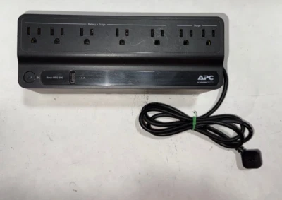 APC UPS Battery Back-Up 600 And Surge Protector 7 Outlets, 1 USB  - NO BATTERY - Image 1 of 4
