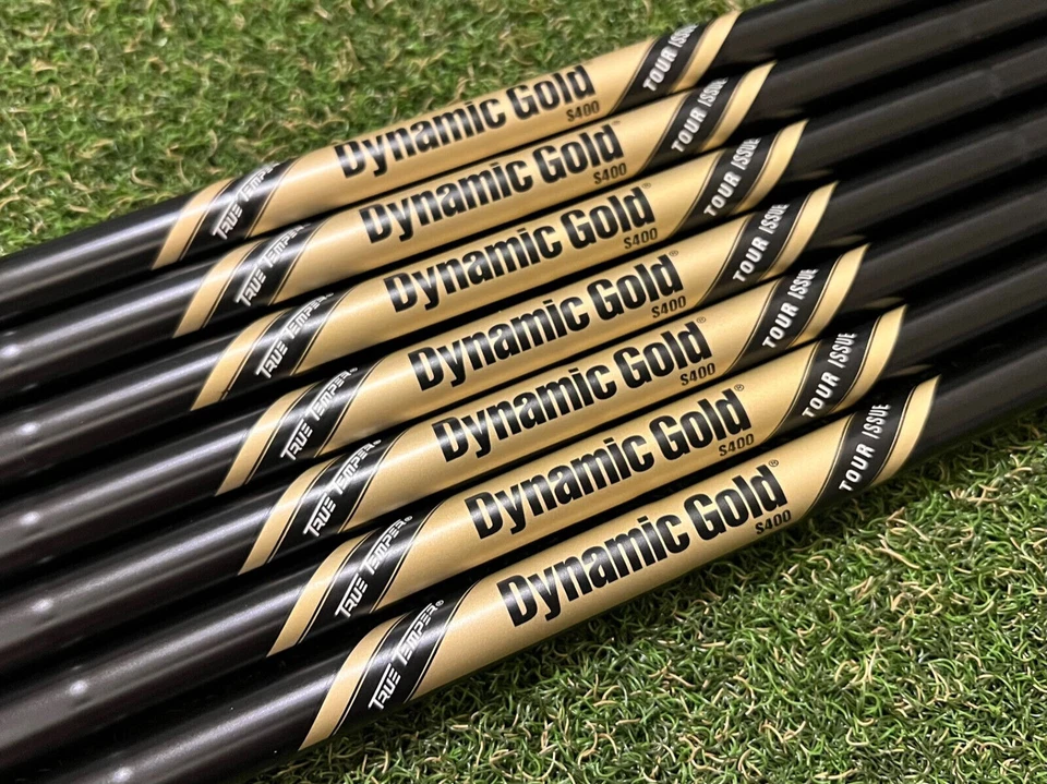 NEW True Temper Dynamic Gold Tour Issue BLACK ONYX Iron Shaft Set - .355 Taper - Image 1 of 1