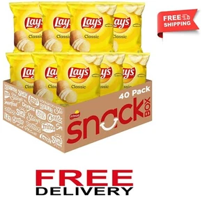Lay's Potato Chips, Classic, 1 Ounce (Pack of 40). FRESH, FREE SHIPPING - Picture 1 of 6