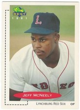 JEFF MCNEELY 1991 Classic Best #169  ROOKIE ID:7932
