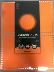 Astrobrights 91108 Cosmic Orange 30x Enhanced Dots 8,5" x 5,5" NEU - Bild 1 von 4