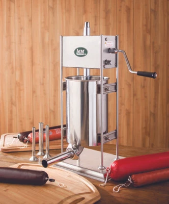LEM Ultimate Stuffer 10 lb vertical acero inoxidable con 2 velocidades Foto 1 de 2