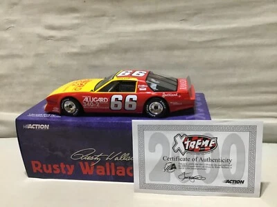 WALLACE RUSTY #66 ALUGARD 1984 1/24 CHEVROLET CAMARO  XTREME STOCK CAR ACTION - Image 1 of 4
