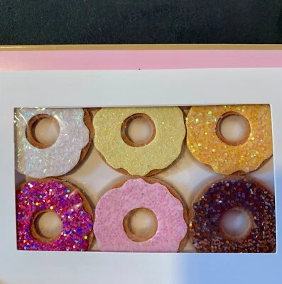 BURGOYNE Happy Birthday Card! 3D Box of Donuts! Doughnut Lover Card!