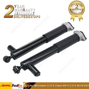 2x Rear Air Suspension Shock Struts For Mercedes CLS E-Class W212 C212 W218 E63 - Picture 1 of 9