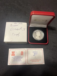 1997 Millenium Silver Crown - Isle of Man - Greenwich - Gem Proof Sterling - Picture 1 of 4