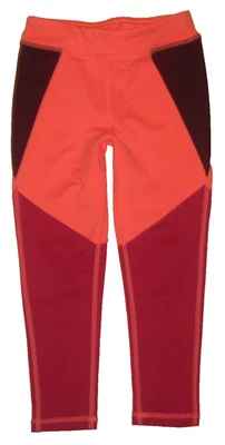 Leggings estilo atlético bloques de colores rosa coral brillante para niñas COLECCIÓN TÉ 4 Foto 1 de 4