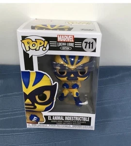 Funko Pop! Marvel Exclusive Lucha Libre Edition El Animal Indestructible #711 C1 - Picture 1 of 6
