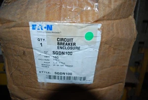 EATON Type 1 Circuit Breaker Enclosure SGDN100 With GD22K 20 amp  Breaker - Picture 1 of 2