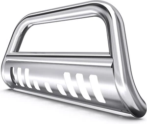 05-15 Toyota Tacoma 3" Bull Bar Chrome Tube Brush Push Grille Guard Front Bumper - Picture 1 of 8