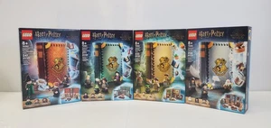 Lego Harry Potter Moment Books Lot Of 4 Sets 76382 76383 76384 76385 New Sealed - Picture 1 of 11