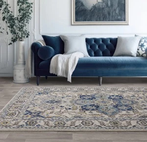 Nova Orient Rug Blue NV25 Modern Large Area Moroccan Lounge Bedroom Rugs - Picture 1 of 6