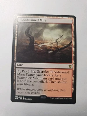 Bloodstained Mire Khans of Tarkir Regular Magic the Gathering MTG - Image 1 of 3