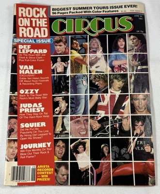 CIRCUS Music Magazine June 30, 1983  - Rock On The Road, Ozzy Osbourne, Journey - Image 1 of 4