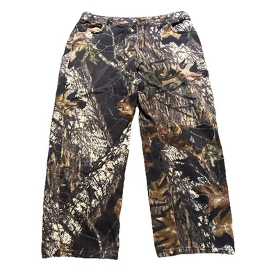 Брюки Cabelas мужские размер 38 Reg темно-камуфляжные мшистый дуб холщовые - Изображение 1 из 4