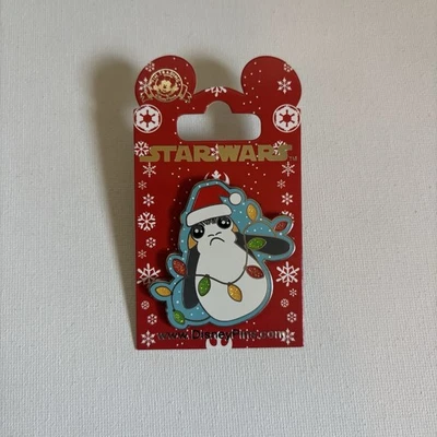 Prendedor de Navidad Porg Star Wars coleccionable sombrero y luces de Santa  Foto 1 de 3
