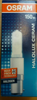 OSRAM Halogen Halolux Ceram Matte 150W 64471 At Matte B15d 230V Original EEK : G - Image 1 of 2