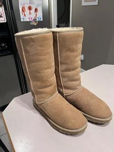 UGG AUSTRALIA Women's "Classic Tall" 5815 Chesnut Boots Size 9 - Picture 1 of 5