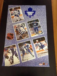 1990 Toronto Maple Leafs Orig. Starline Poster OOP Bester Clark Iafrate Olczyk - Picture 1 of 1