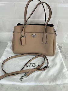 Coach Taupe Shoulder Bag - Picture 1 of 7