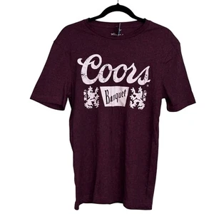 Coors Banquet Graphic T-Shirt Beer Logo Short Sleeve Top Men's Size S - Picture 1 of 6
