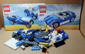 Lego Creator #6913 Blue Roadster Complete Set
