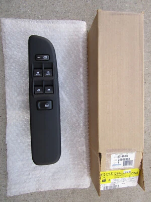 06 - 09 GMC ENVOY ВОДИТЕЛЬ ЛЕВАЯ СТОРОНА ГЛАВНЫЙ ВЫКЛЮЧАТЕЛЬ СТЕКЛОПОДЪЕМНИКА OEM СОВЕРШЕННО НОВЫЙ - Изображение 1 из 4