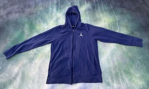 Vintage Air Jordan Jumpman Men's Blue Full Zip Hoodie Size XL. - Picture 1 of 6