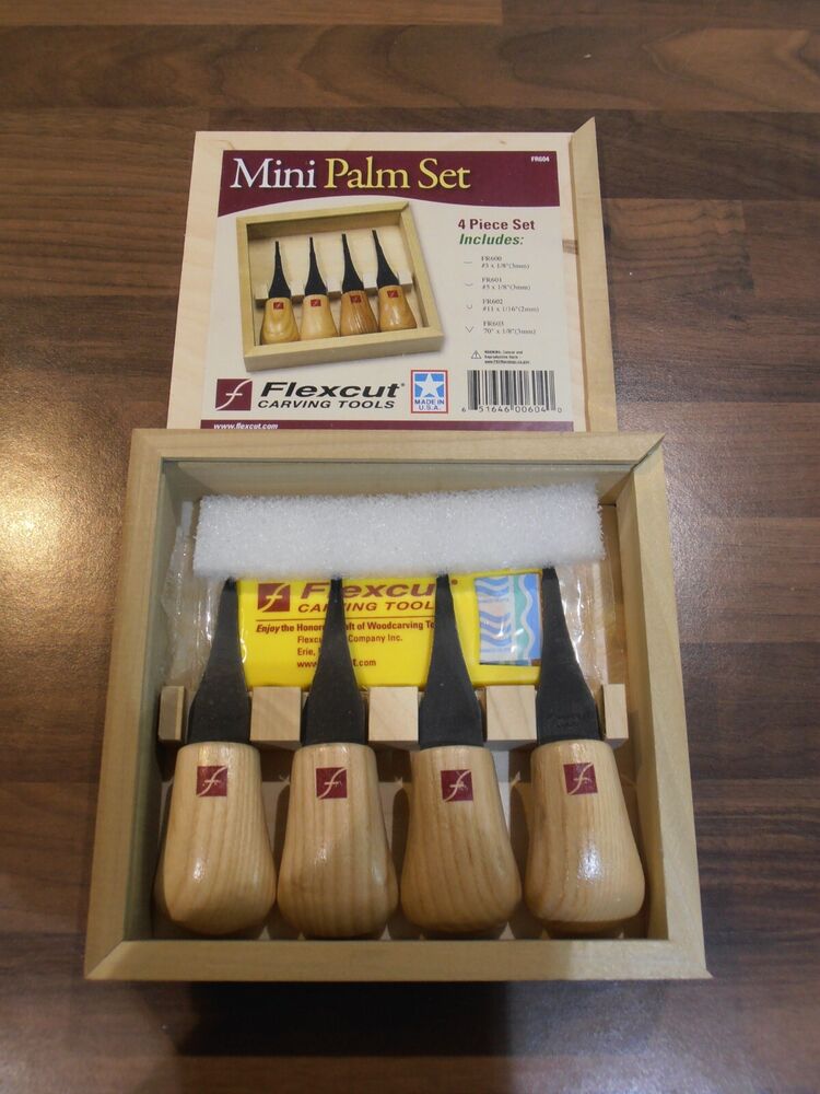 Flexcut Mini Palm Set of Carving Tools FR604 BNIP