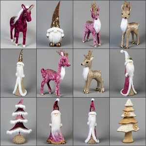Christmas Figures Tabletop Centerpiece Ornament Xmas Gift Home Window Decoration - Picture 1 of 60