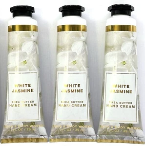 🪷3-Pack Bath & Body Works WHITE JASMINE Hand Cream Lotion 1 oz Travel Siz🪷 - Picture 1 of 1